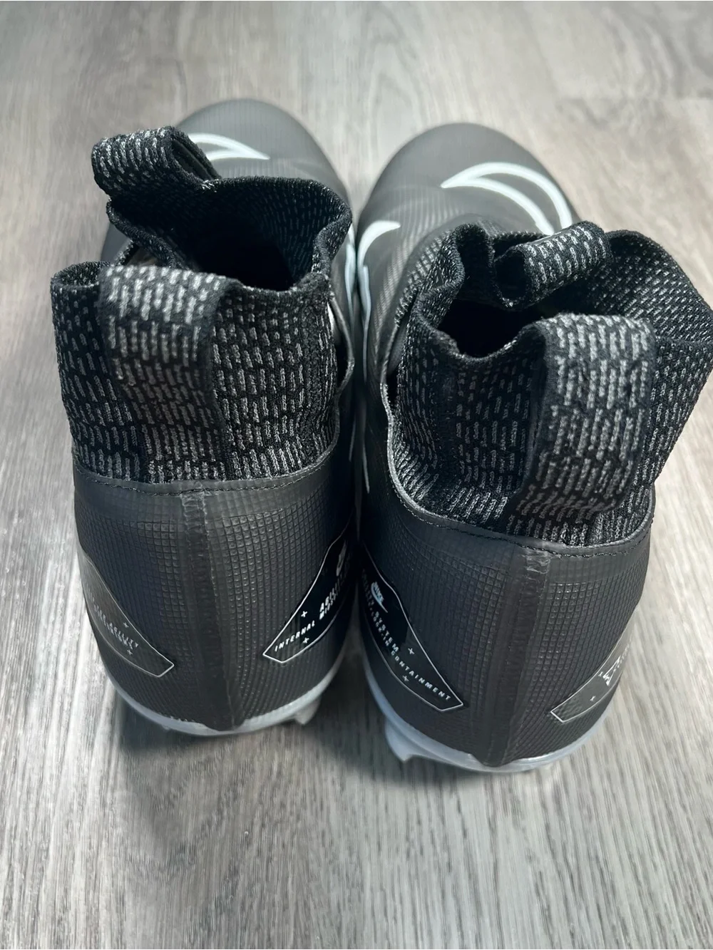 Nike Alpha Menace Elite 3 Mens 15 Detachable Football Cleats Black DR5659-001